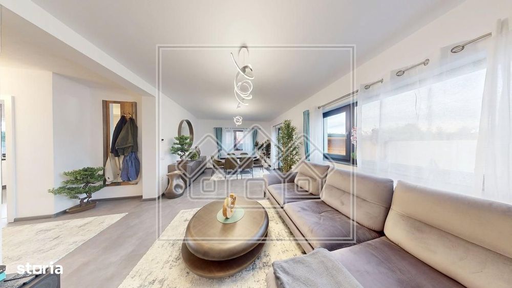 Casa de vânzare în Cristian, Sibiu — Construc?ie 2025, Mobilat? Rovere