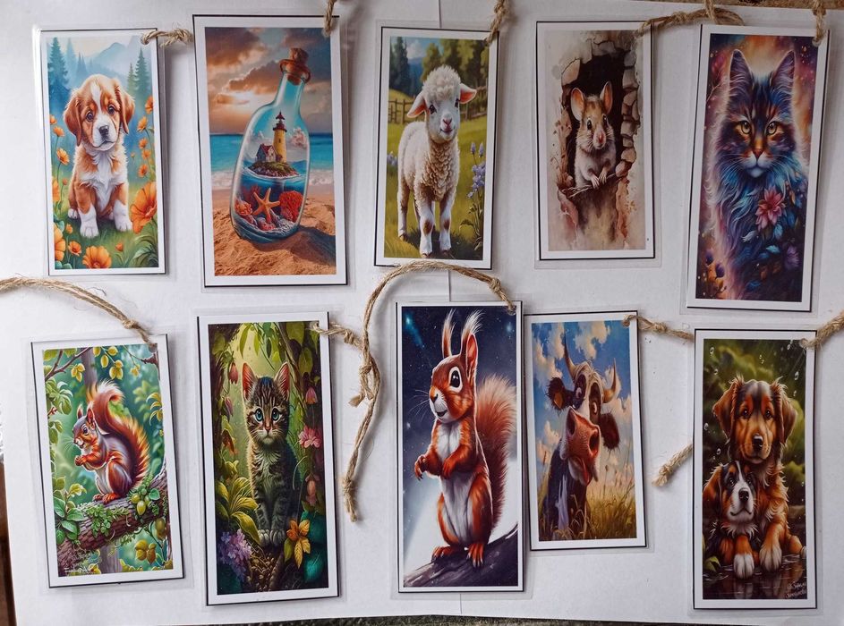 Книго разделители  ото хартия специални бои и ламиниращо фолио