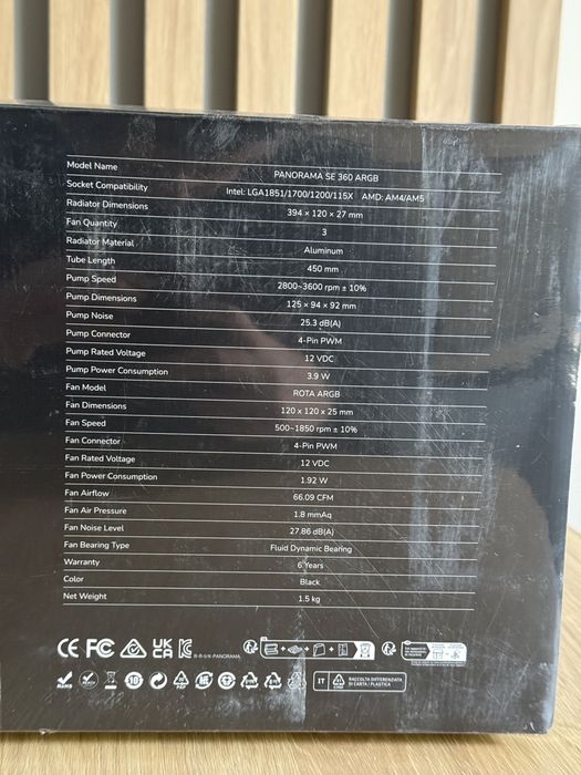 Tryx Panorama SE 360 ARGB - Nou - Sigilat