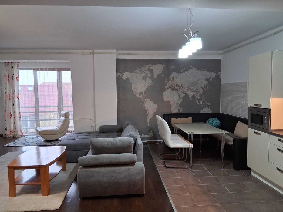 Chirie apartament in Pipera cu 3 camere, 2 dormitoare si 2 bai (111mp)