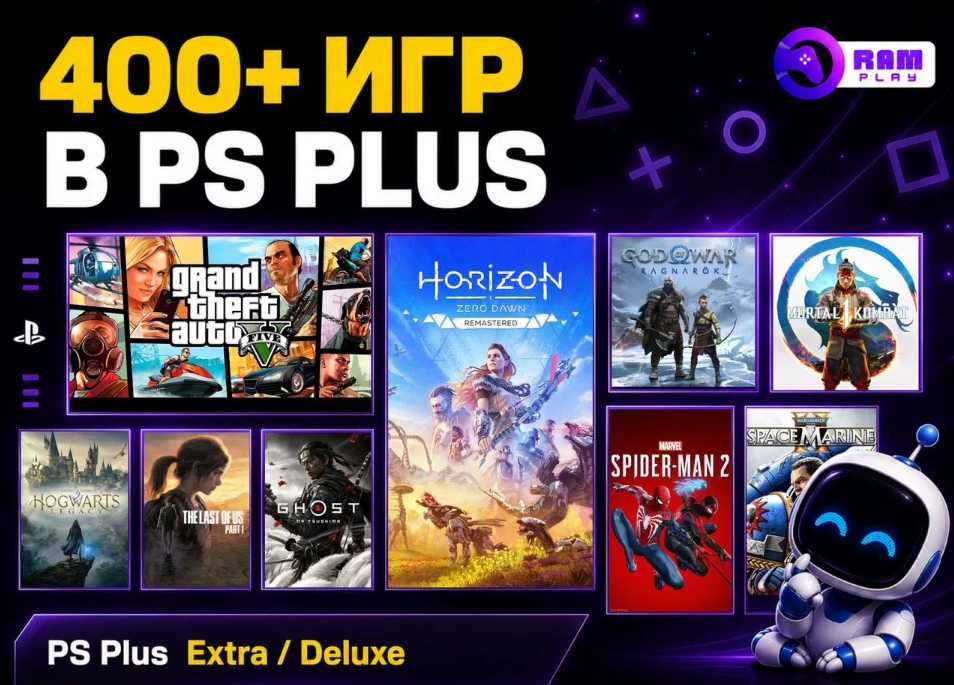 Игры для PlayStation по подписке PS Plus