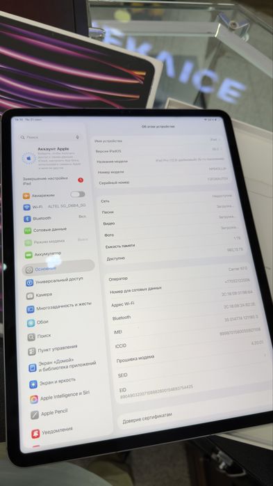 iPad Pro 12.9 M2 1TB +Cellular Gray