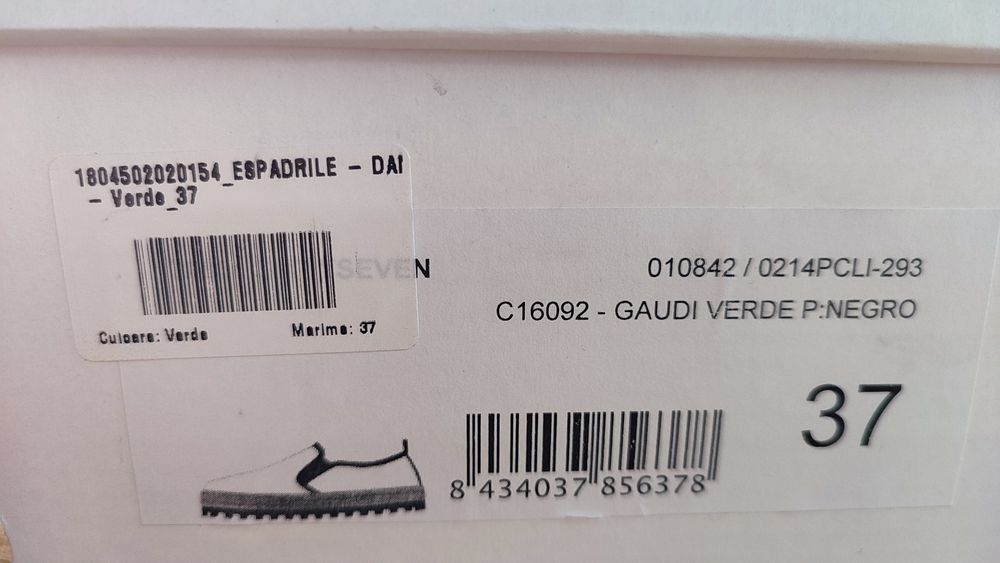 Espadrile SixtySeven - Marimea 37