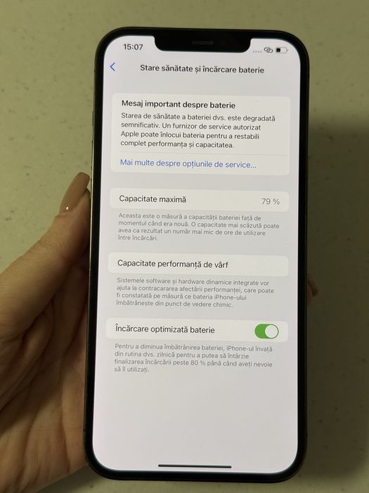 iPhone 12 Pro Max 128Gb impecabil iOS 16.1.1
