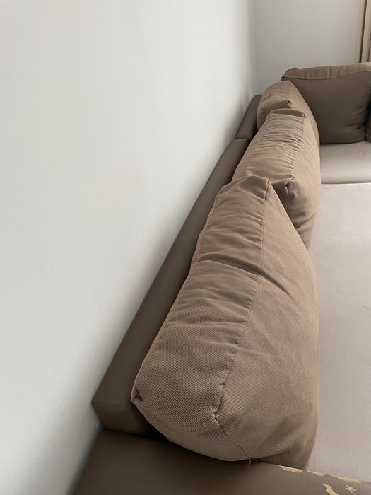 Ъглов разтегателен диван. Холова гарнитура 270 / 230 см.