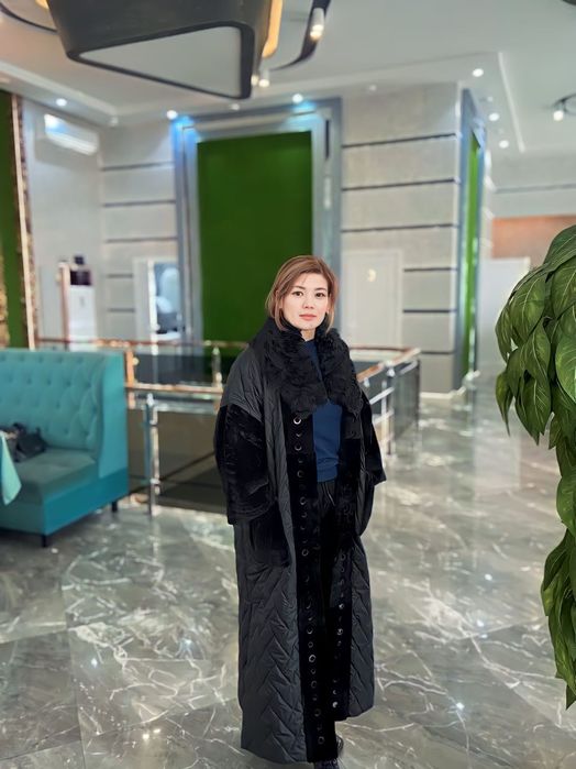 Зимнее двухстороннее пальто, эксклюзив