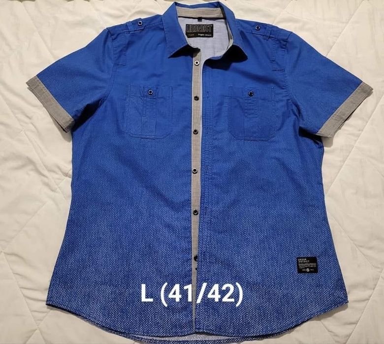 2 Cămăşi bărbătești marimea L (40-41) - ca noi