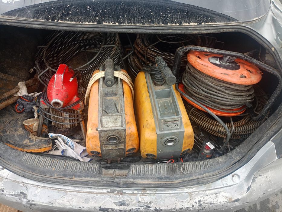 Чистка канализации аппаратом