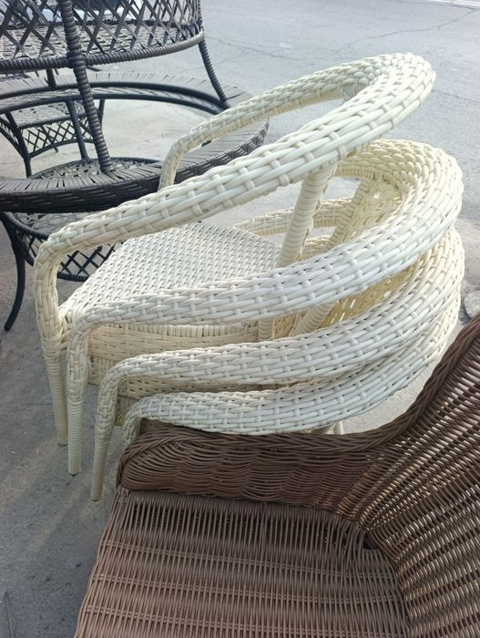 Ротанг ратан стол стуллар