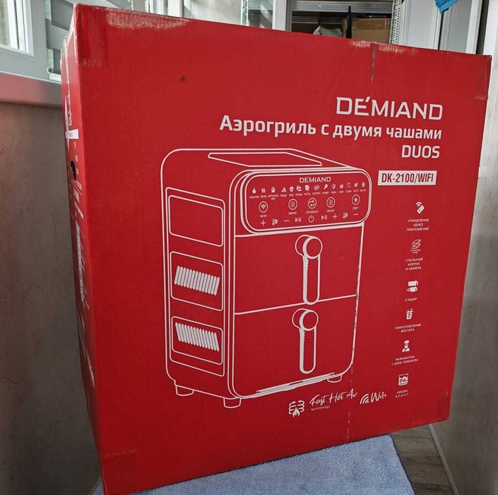 Аэрогриль DEMIAND DK-2100 черный