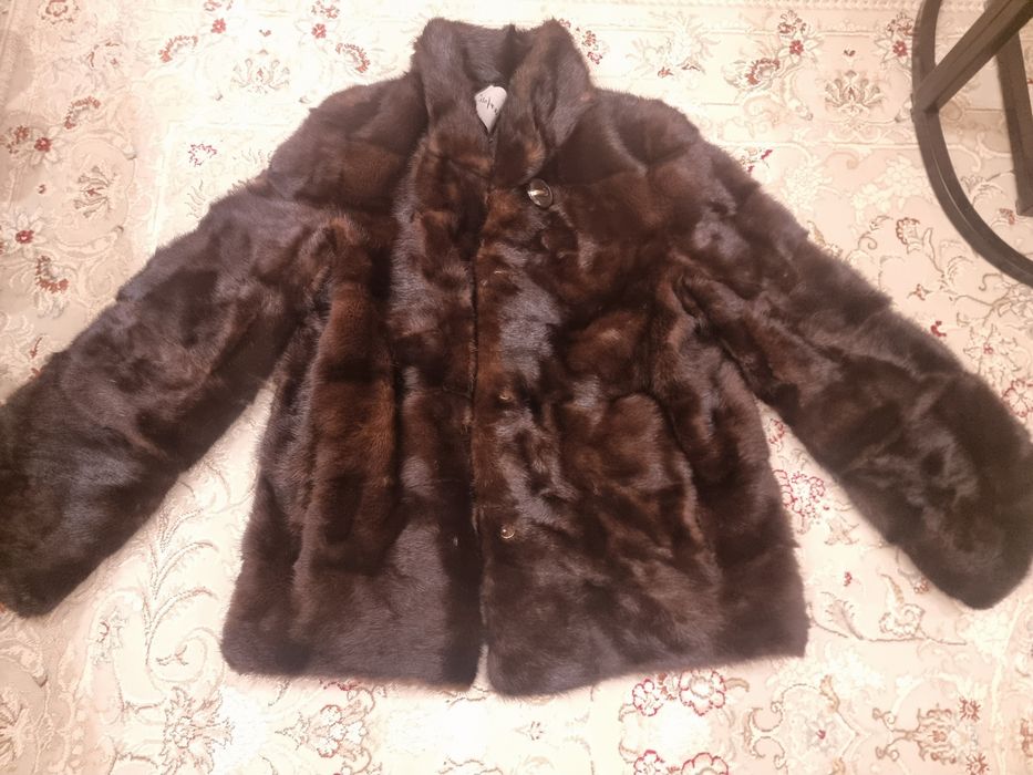 Норковая шуба до колен