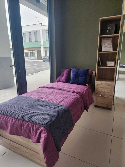 Кровать СИРИУС одинарная для спальни, детской . Беларусь