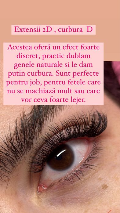 Extensii gene fir cu fir+sprancene