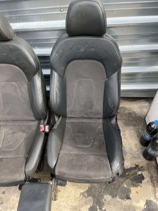 Кожен рекаро салон алкантара за Audi A5 8T Cabrio Кабрио забележка н28