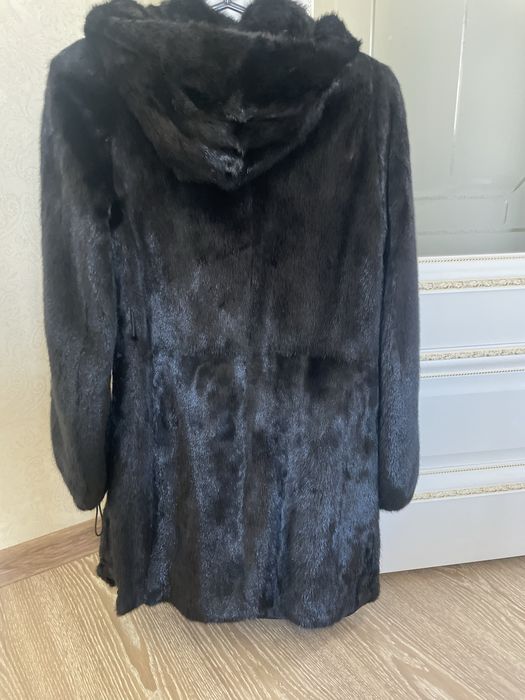 Шубка норка, черный бриллиант