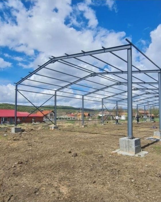 Vand structura metalica  12x25x4  cu tot cu montaj