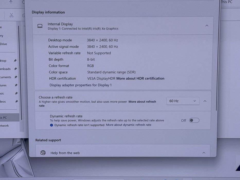 4k OLED Asus Pro 16`Core i7-11370H/RTX 3050/16GB RAM/512GB SSD/550 Nits