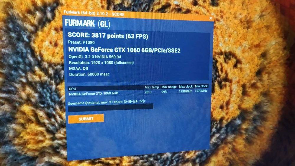 Видеокарта Msi GTX 1060 6GB