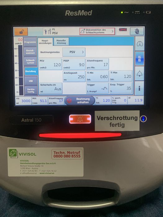 Ventilator Resmed astral 150