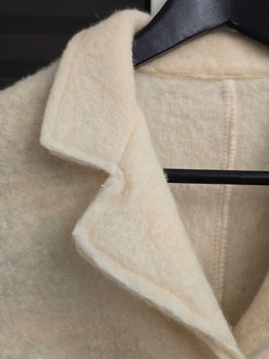 Jachetă tip sacou din lână fiartă