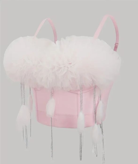 Красив Розов Топ