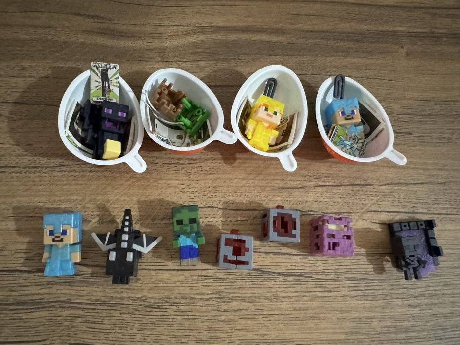 Фигурки майнкрафт киндер | kinder joy