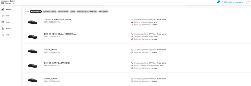 Проверка по РАМА/VIN на Сервизна История В МЕРЦЕДЕС (РЕАЛНИ КИЛОМЕТРИ)