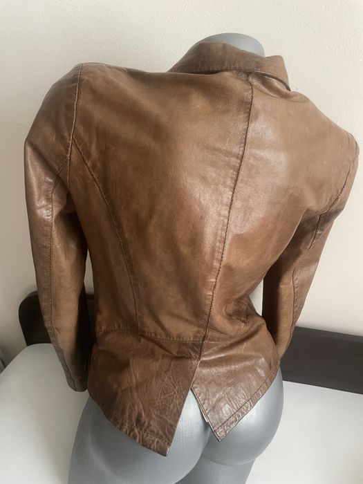 Италианско кожено сако,яке .Естествена кожа