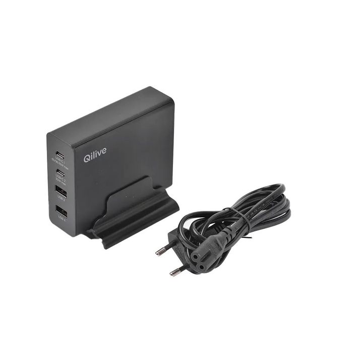 Statie de incarcare / încărcător GaN 4 porturi Qilive 107W
