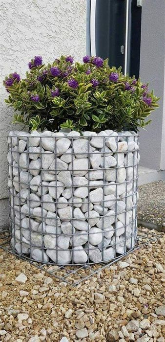 Для кошпа и ваза белий камен