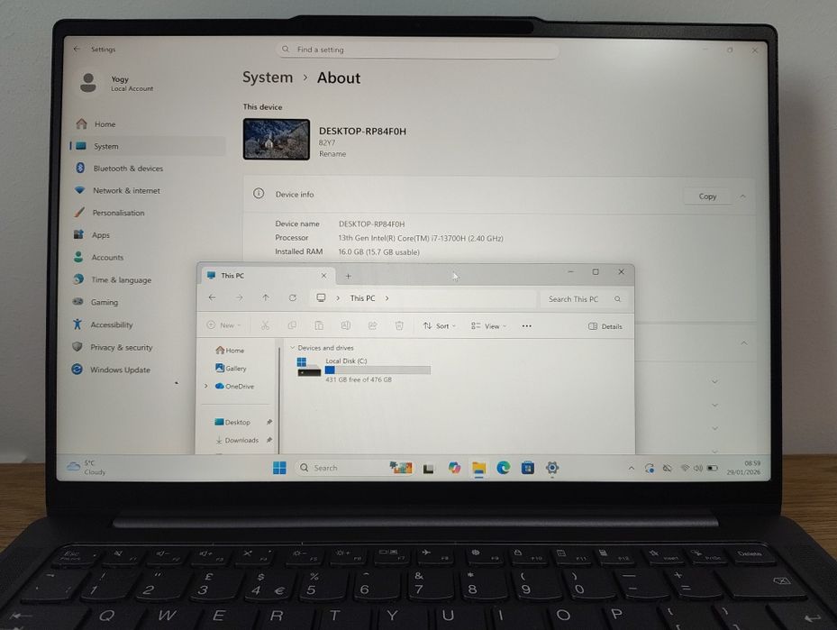 Lenovo Yoga Pro 7 14RH8  i7-13th 16Gb RAM