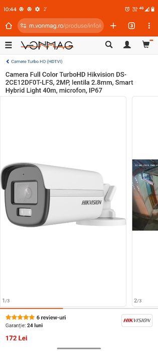 Cameră video color Hikvision