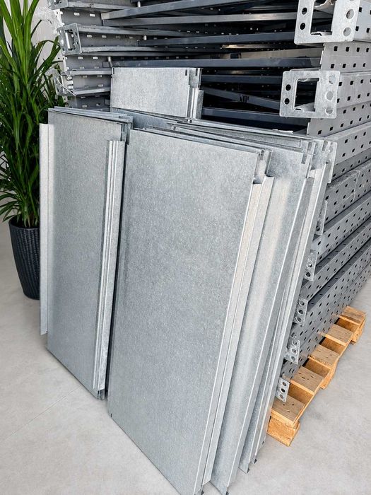 Rafturi Metalice Paleti Heavy Duty – 82 traverse x 2.70 m + Rame + Polite – Set Complet Depozit Pana In 600 mp