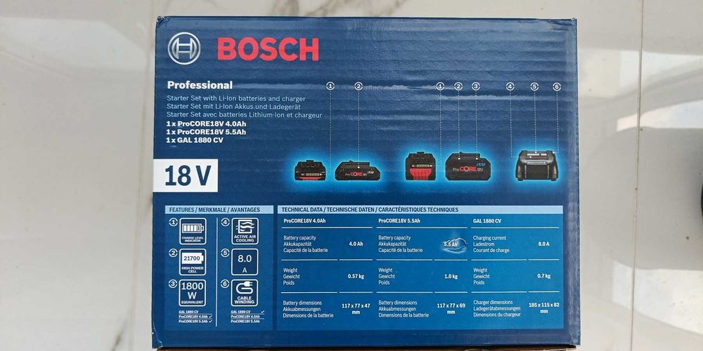 Батерия BOSCH ProCORE 18V