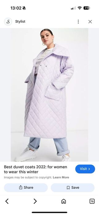 Geaca lila lunga cu buzunare Native Youth