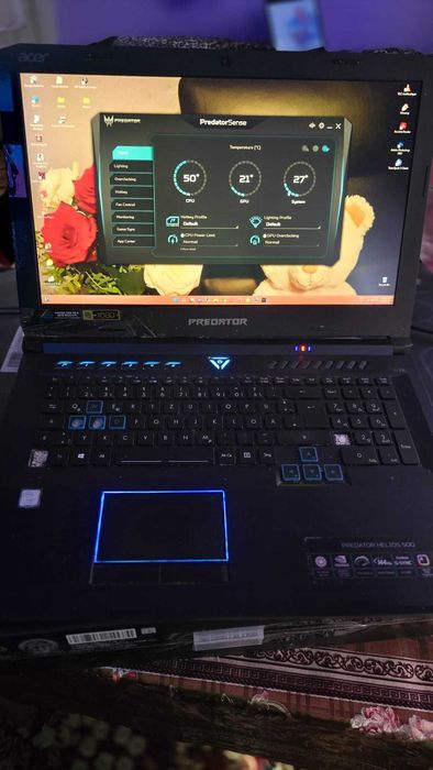 Acer predator helios 500 ph517-5 Cu probleme  technice