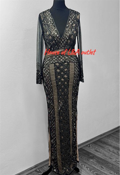 Rochie River Island bijuterie cu paiete si aplicatii / Asos