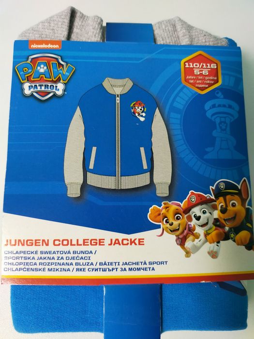Jacheta paw patrol 5-6 ani