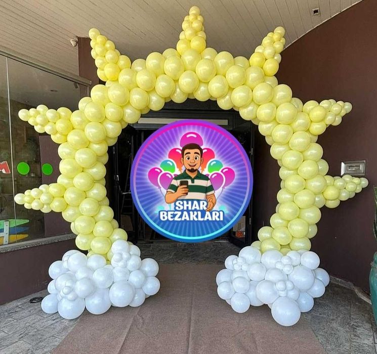 Оформление шарами