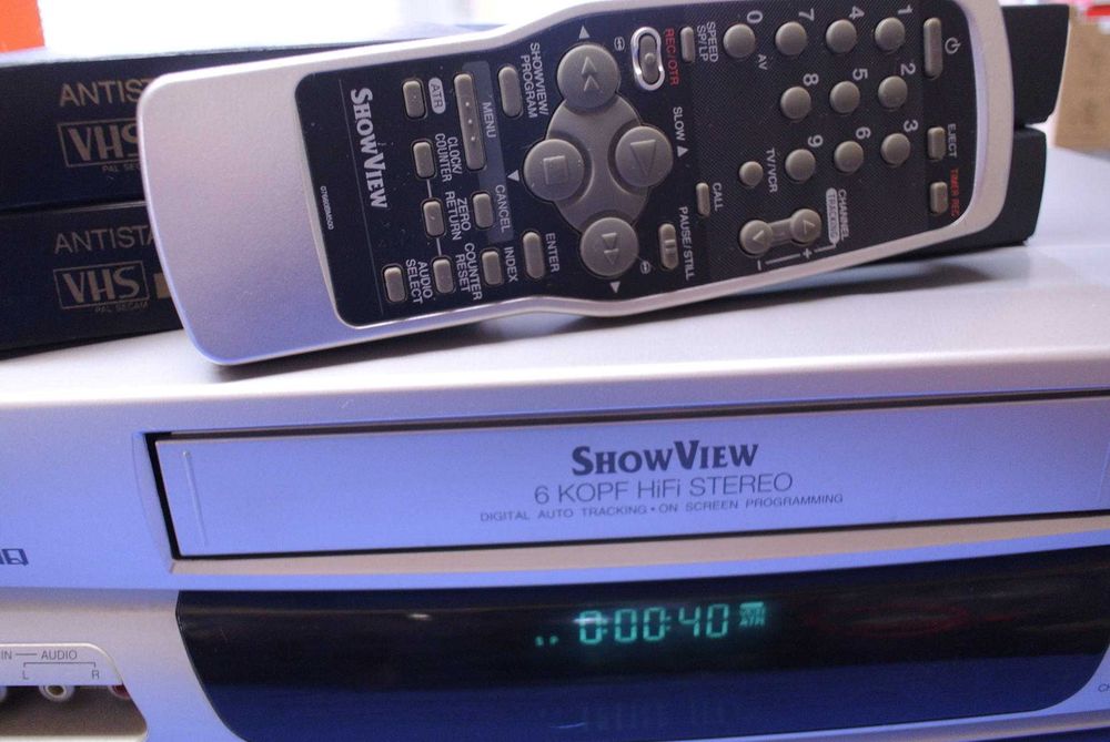 VHS stereo video TCM