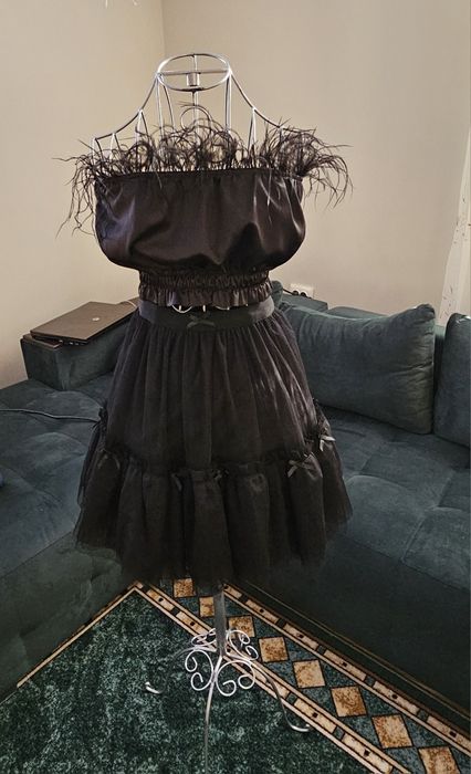 Пола от тюл в два цвята