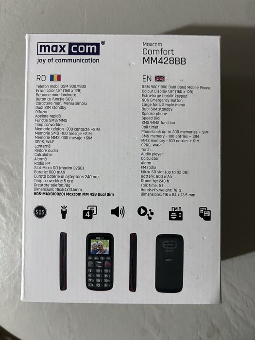 [VANDUT] - Telefon Maxcom cu butoane sigilat