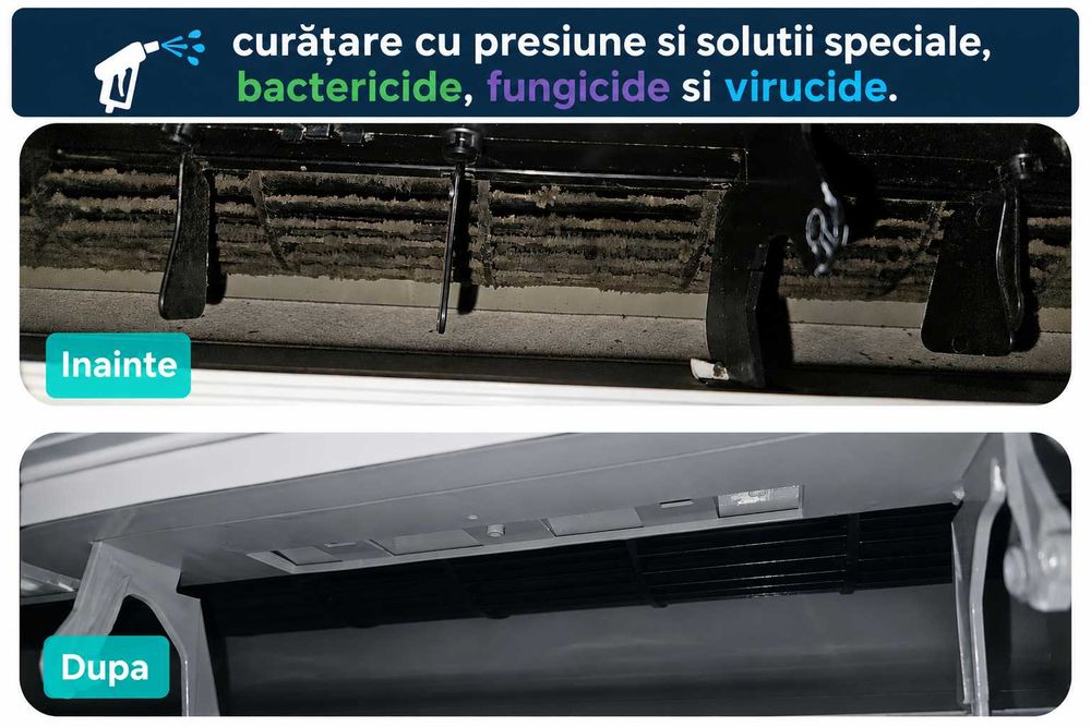 CURATARE, DEZINFECTARE, igienizare Aer conditionat, spalare cu presiune!