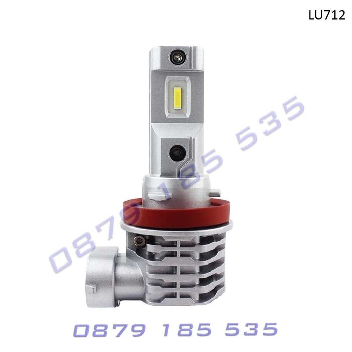 Компактни LED крушки H11 H9 H8 без вентилатор лед светлини фар кола