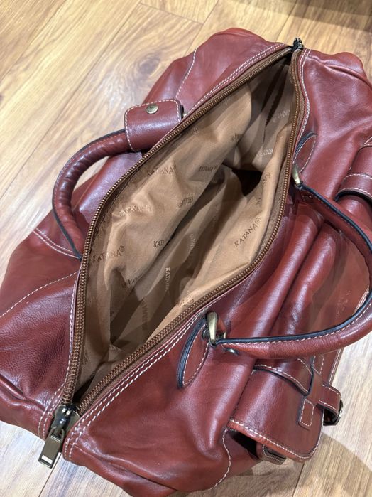 мъжка кожена пътна чанта