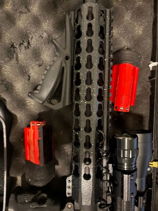 M4 evolution 14'5 modificat, Walther P99 modificat