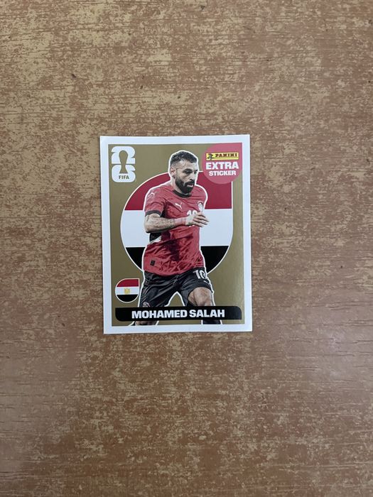 Sticker Panini Extra – Mohamed Salah (Egipt) – FIFA