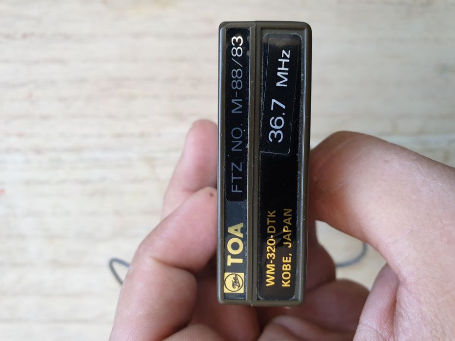 Lavaliera Vintage TOA WIRELESS MICROPHONE model WM-320 - TOA Japan