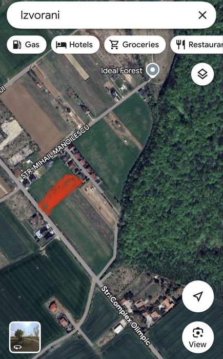 5000 mp Izvorani Str Complexul Olimpic, Deschidere 43 ml, utilitati