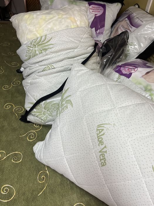 Възглавници 50/70см от Мемори пух с перящи се калъфки